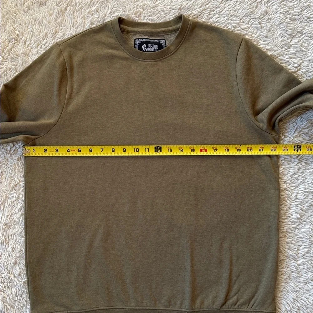 Blind Rooster Men's Olive Green sweatshirt size M
